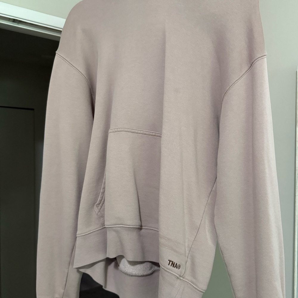 TNA Taupe Crewneck Sweater